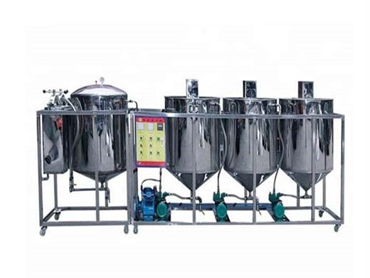 cooking oil refinery plant - processing machines india